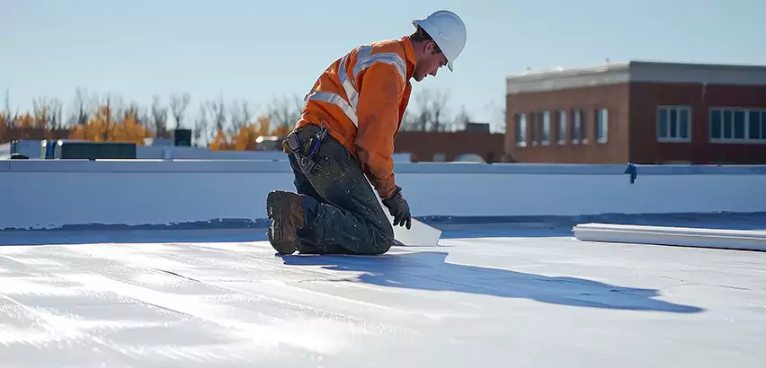 Flat Roof Drain Installation in Glendale Heights