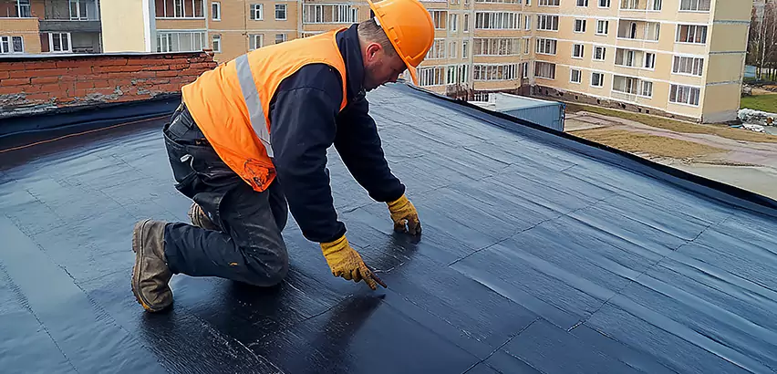 Residential TPO Roof Repair in Glendale Heights