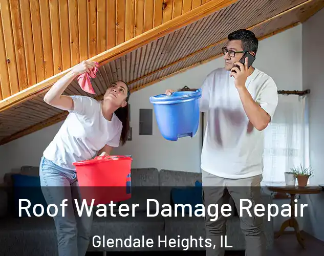  Roof Water Damage Repair Glendale Heights, IL