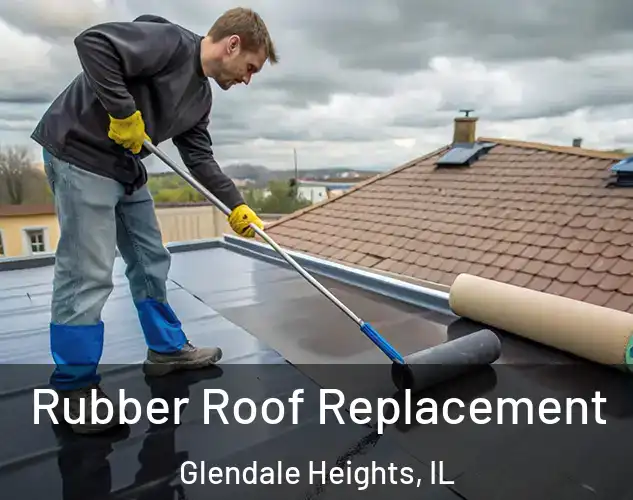  Rubber Roof Replacement Glendale Heights, IL